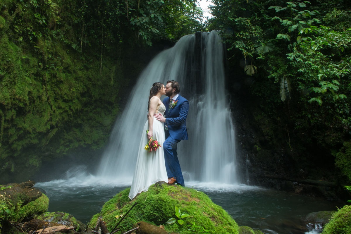 Waterfall trail weddings