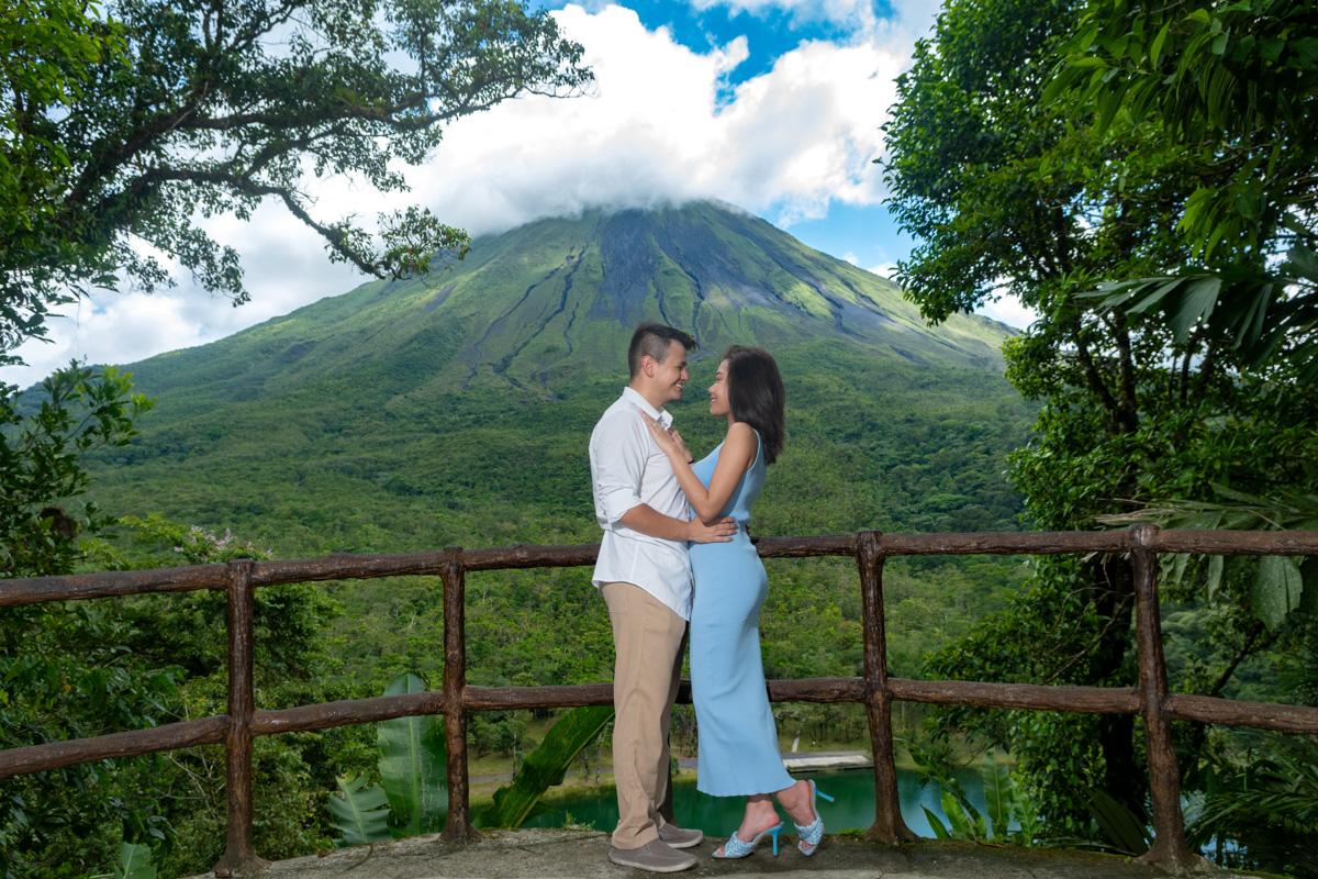 Arenal Volcano marriage proposal: Los Lagos Resort